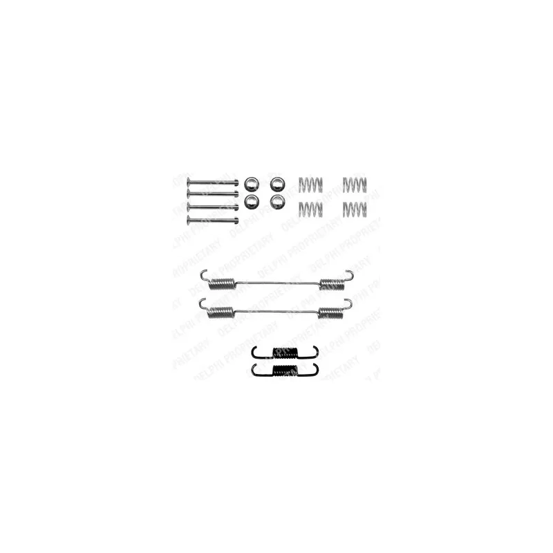 Kit d'accessoires, mâchoire de frein DELPHI LY1301