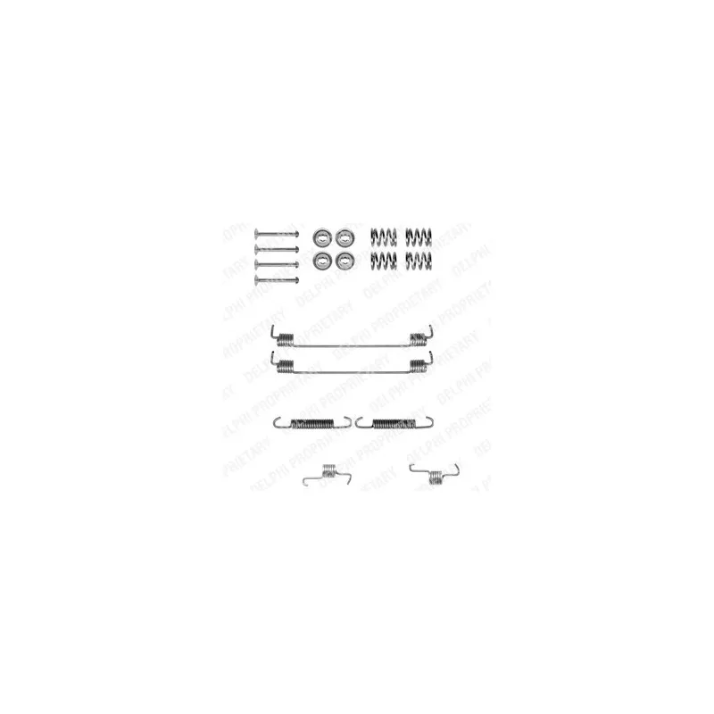 Kit d'accessoires, mâchoire de frein DELPHI LY1303