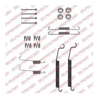Kit d'accessoires, mâchoire de frein DELPHI LY1336