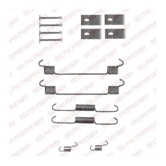 Kit d'accessoires, mâchoire de frein DELPHI LY1340