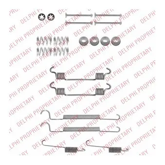 Kit d'accessoires, mâchoire de frein DELPHI LY1359