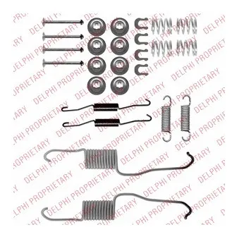 Kit d'accessoires, mâchoire de frein DELPHI