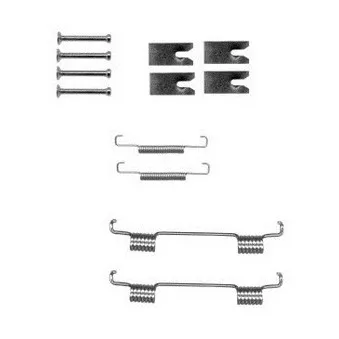 Kit d'accessoires, mâchoires de frein de stationnement DELPHI LY1366