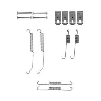 Kit d'accessoires, mâchoire de frein DELPHI LY1374