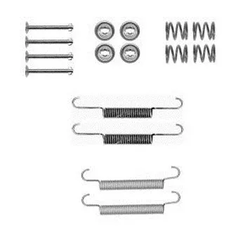 Kit d'accessoires, mâchoires de frein de stationnement DELPHI LY1377