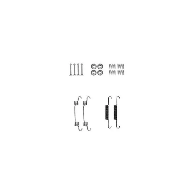 Kit d'accessoires, mâchoires de frein de stationnement DELPHI LY1381
