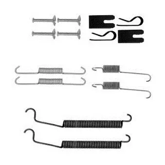 Kit d'accessoires, mâchoire de frein DELPHI