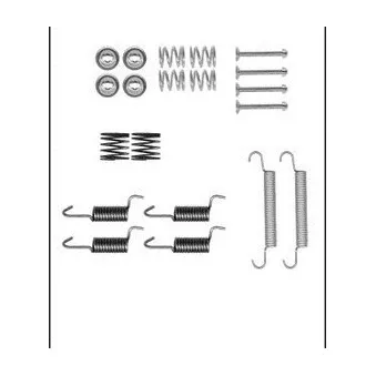 Kit d'accessoires, mâchoires de frein de stationnement DELPHI LY1386