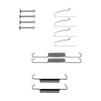Kit d'accessoires, mâchoires de frein de stationnement DELPHI LY1393
