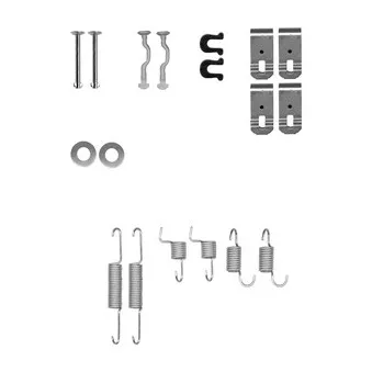 Kit d'accessoires, mâchoires de frein de stationnement DELPHI LY1401