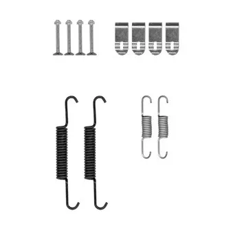 Kit d'accessoires, mâchoires de frein de stationnement DELPHI LY1413