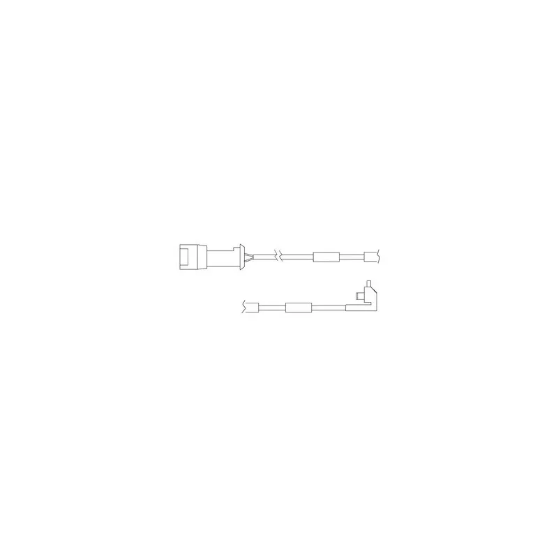 Kit de contact avertisseur, usure des plaquettes de freins DELPHI LZ0104
