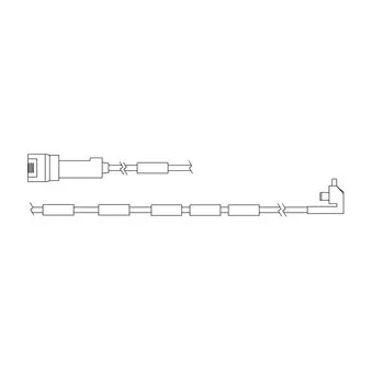 Kit de contact avertisseur, usure des plaquettes de freins DELPHI LZ0107