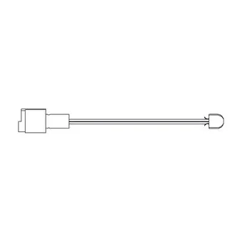 Kit de contact avertisseur, usure des plaquettes de freins DELPHI LZ0108