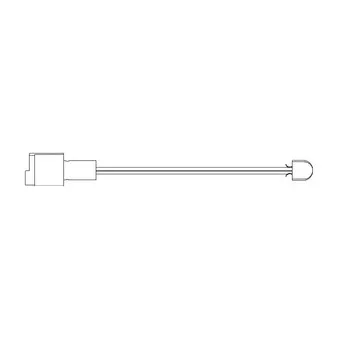 Kit de contact avertisseur, usure des plaquettes de freins DELPHI LZ0109