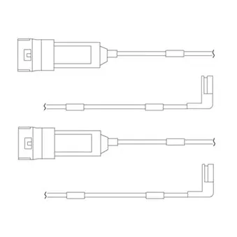 Kit de contact avertisseur, usure des plaquettes de freins DELPHI LZ0114
