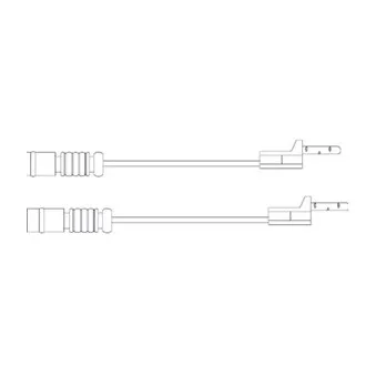 Kit de contact avertisseur, usure des plaquettes de freins DELPHI LZ0115