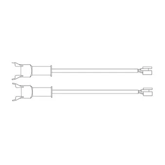 Kit de contact avertisseur, usure des plaquettes de freins DELPHI LZ0121