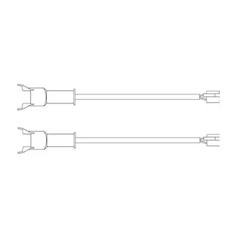 Kit de contact avertisseur, usure des plaquettes de freins DELPHI LZ0122