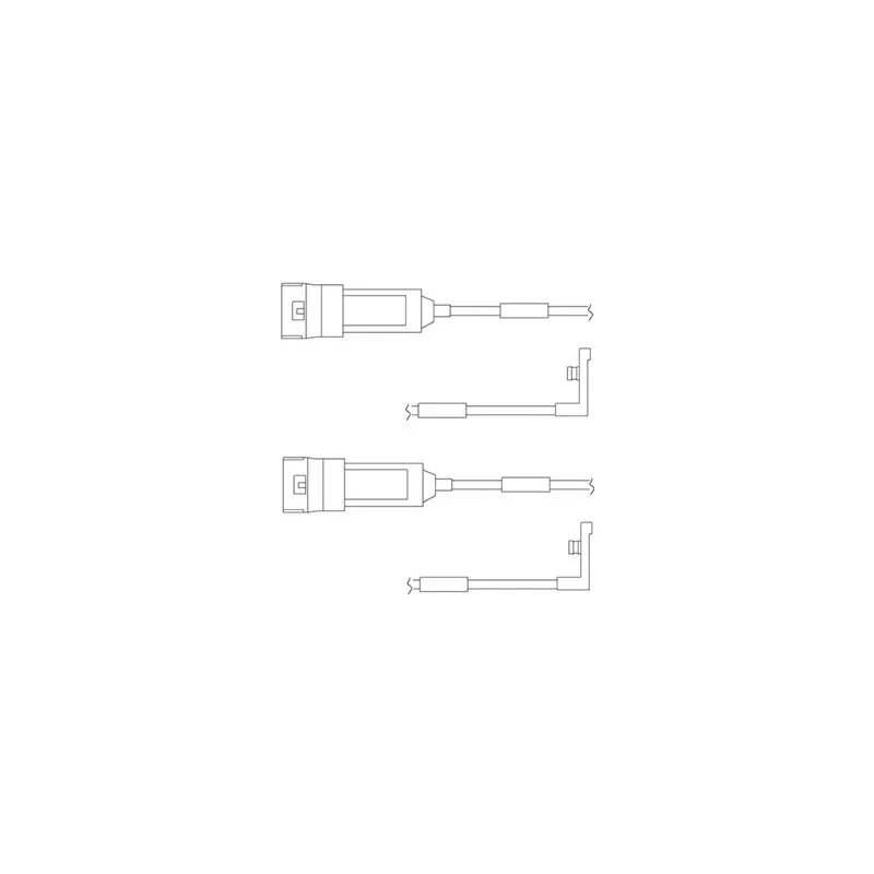 Kit de contact avertisseur, usure des plaquettes de freins DELPHI LZ0123