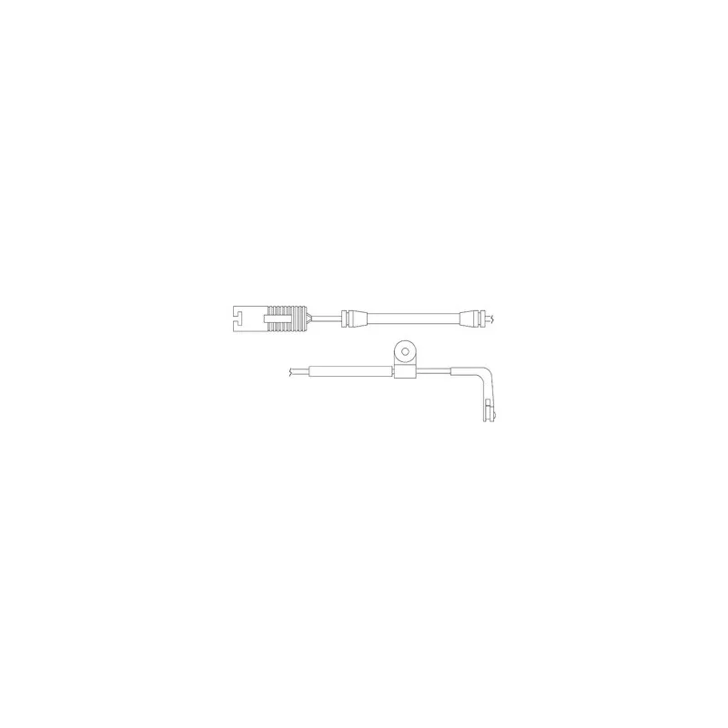 Kit de contact avertisseur, usure des plaquettes de freins DELPHI LZ0136