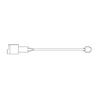 Kit de contact avertisseur, usure des plaquettes de freins DELPHI LZ0138