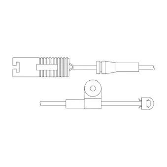Kit de contact avertisseur, usure des plaquettes de freins DELPHI
