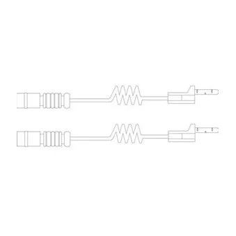 Kit de contact avertisseur, usure des plaquettes de freins DELPHI LZ0144