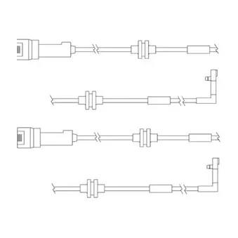 Kit de contact avertisseur, usure des plaquettes de freins DELPHI LZ0146