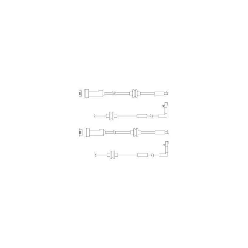 Kit de contact avertisseur, usure des plaquettes de freins DELPHI LZ0146