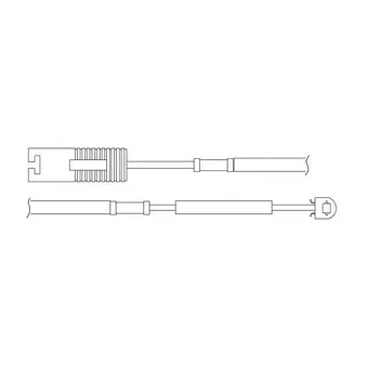 Kit de contact avertisseur, usure des plaquettes de freins DELPHI LZ0154