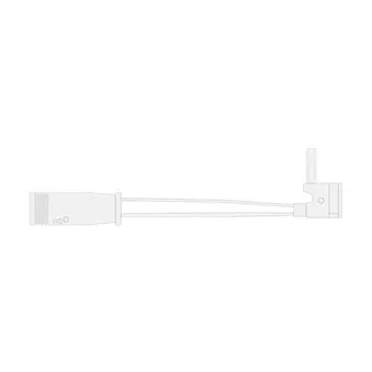Kit de contact avertisseur, usure des plaquettes de freins DELPHI LZ0162