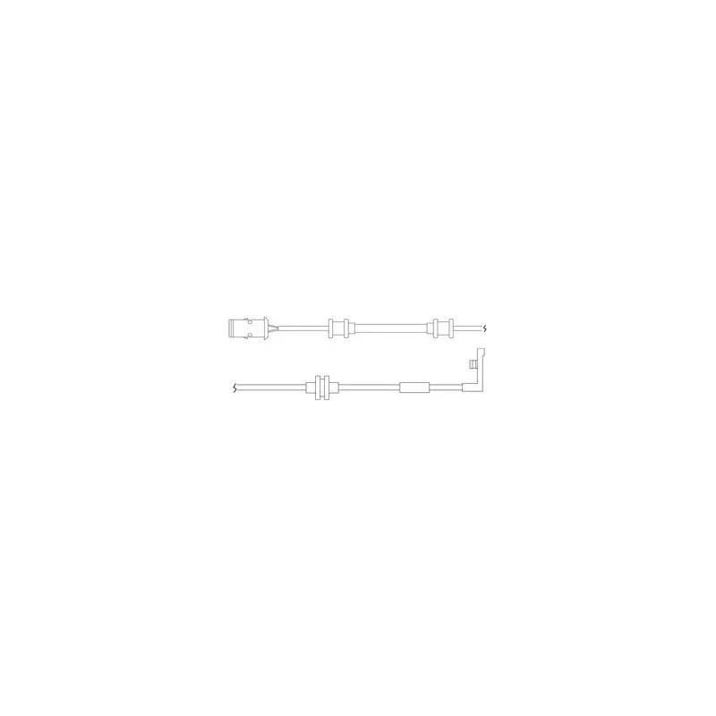 Kit de contact avertisseur, usure des plaquettes de freins DELPHI LZ0167