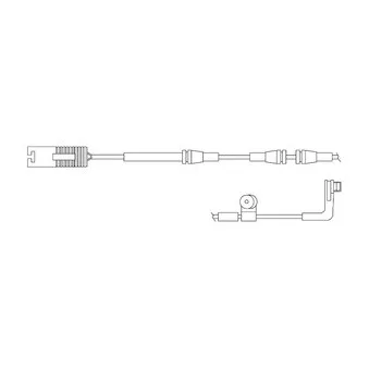Kit de contact avertisseur, usure des plaquettes de freins DELPHI LZ0172
