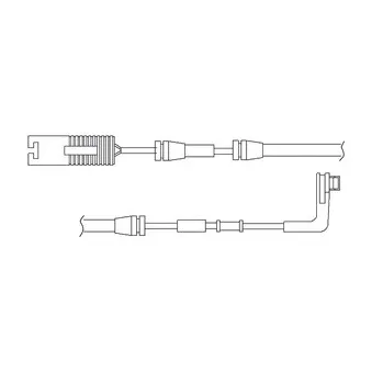 Kit de contact avertisseur, usure des plaquettes de freins DELPHI