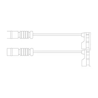 Kit de contact avertisseur, usure des plaquettes de freins DELPHI LZ0175