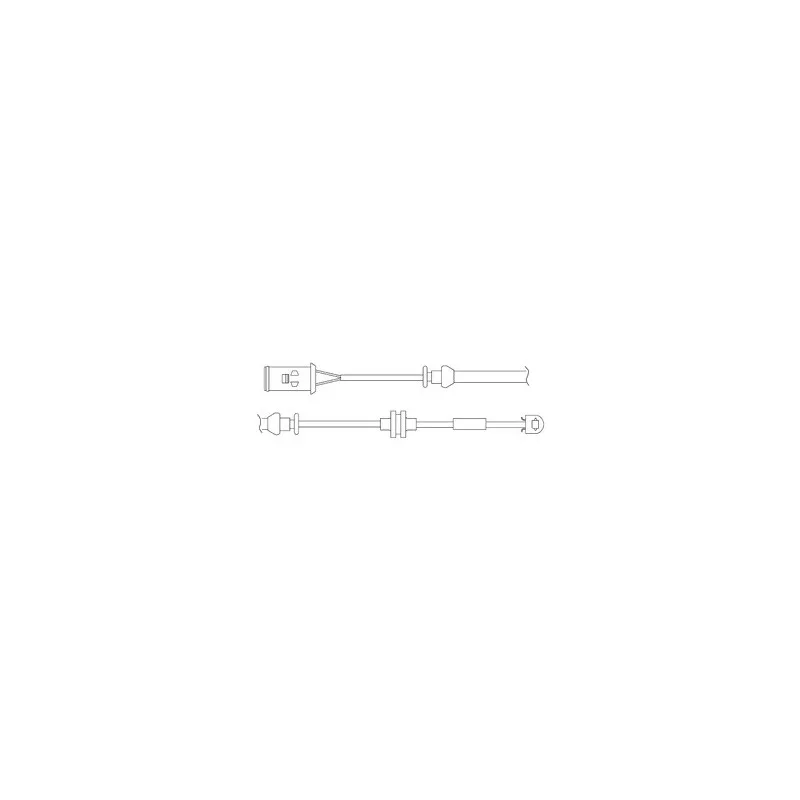 Kit de contact avertisseur, usure des plaquettes de freins DELPHI LZ0176