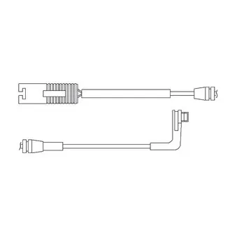 Kit de contact avertisseur, usure des plaquettes de freins DELPHI LZ0179