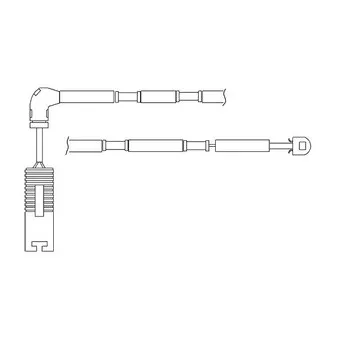 Kit de contact avertisseur, usure des plaquettes de freins DELPHI LZ0181