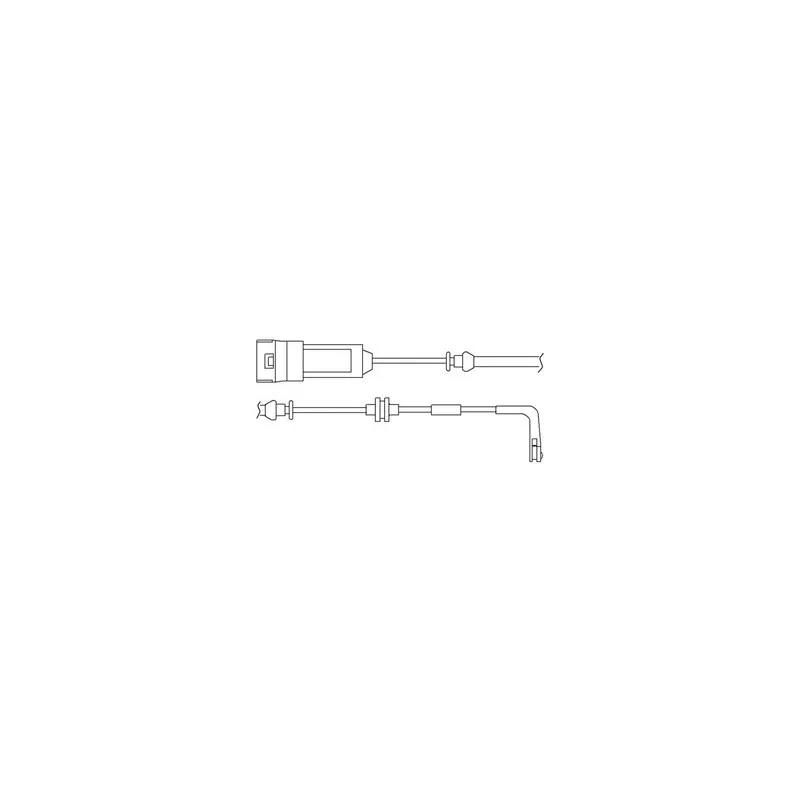 Kit de contact avertisseur, usure des plaquettes de freins DELPHI LZ0186
