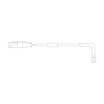 Kit de contact avertisseur, usure des plaquettes de freins DELPHI LZ0187