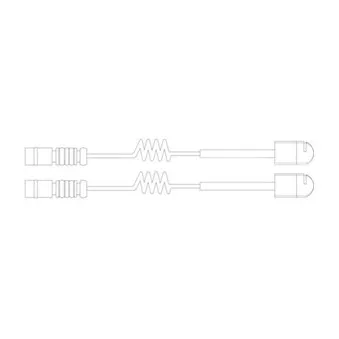 Kit de contact avertisseur, usure des plaquettes de freins DELPHI LZ0191