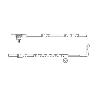 Kit de contact avertisseur, usure des plaquettes de freins DELPHI