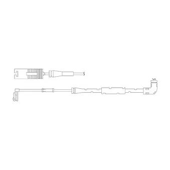 Kit de contact avertisseur, usure des plaquettes de freins DELPHI