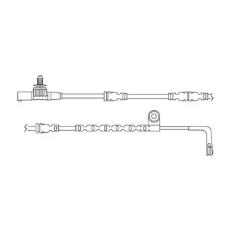 Kit de contact avertisseur, usure des plaquettes de freins DELPHI