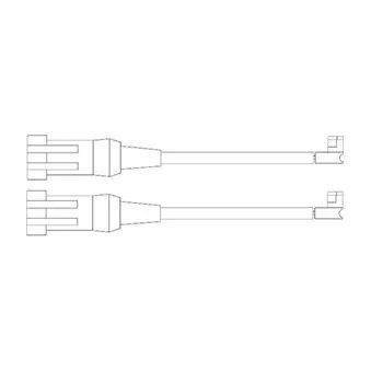 Kit de contact avertisseur, usure des plaquettes de freins DELPHI LZ0202