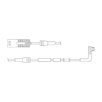 Kit de contact avertisseur, usure des plaquettes de freins DELPHI LZ0206