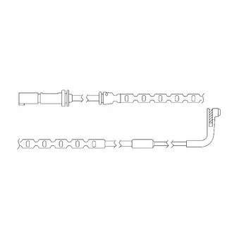 Kit de contact avertisseur, usure des plaquettes de freins DELPHI