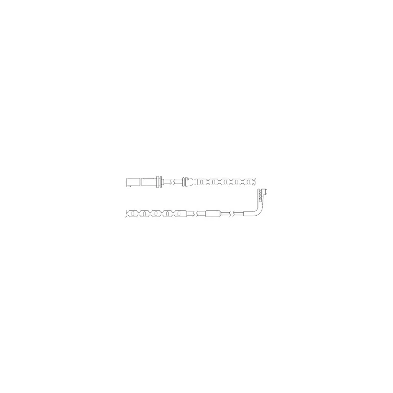 Kit de contact avertisseur, usure des plaquettes de freins DELPHI LZ0208