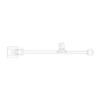 Kit de contact avertisseur, usure des plaquettes de freins DELPHI LZ0209